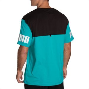 Remera Puma Power Colorblock Adp Tee Casual Moda Urbano
