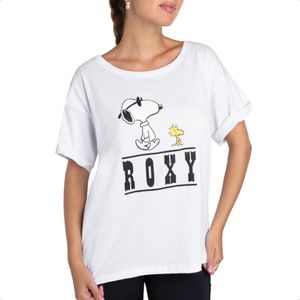 Remera Roxy Peanuts Snnoopy Wns Casual Urbano