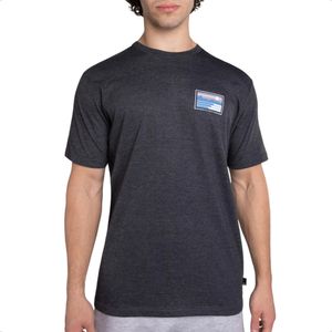 Remera Quiksilver Land And Sea Casual Urbano Ngr