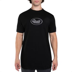 Remera Quiksilver Speedy Script Mor Casual Urbano Ngr