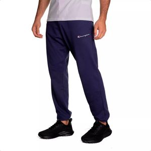 Pantalón Champion Logo Con Puño Casual Moda Urbano Mno
