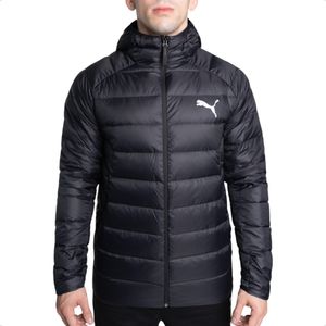 Campera Puma Packlite Hooded Down C/ Capucha Urbano Ngr