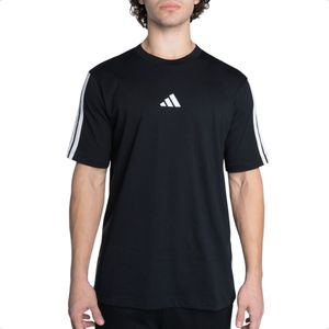 Remera Adidas Essentials 3 Tiras Casual Urbano Ngr