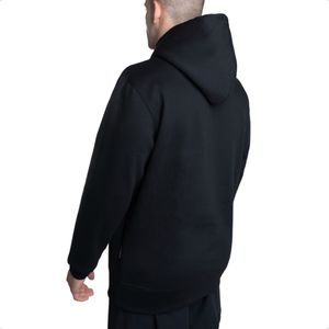 Buzo Quiksilver Dna Clicker Frisado Casual Urbano Ngr