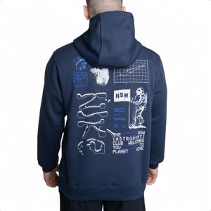 Buzo Nike Club Hoody Moon C/ Capucha Casual Urbano Mno