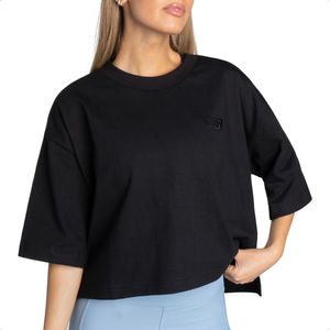 Remera Oversized New Balance Wta43536bk Logo Jersey