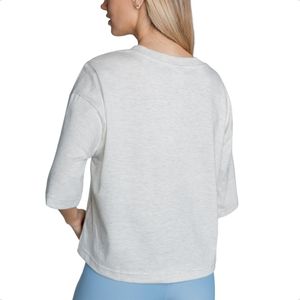 Remera Oversized New Balance Wta43536ahh Logo Jersey